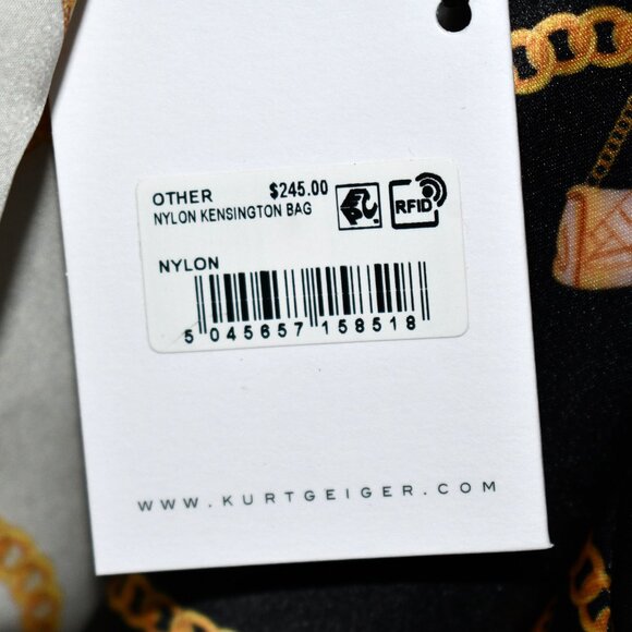 Kurt Geiger Kensington Quilted Nylon Scarf Handle Shoulder Satchel Bag #97990992 - Picture 3 of 9